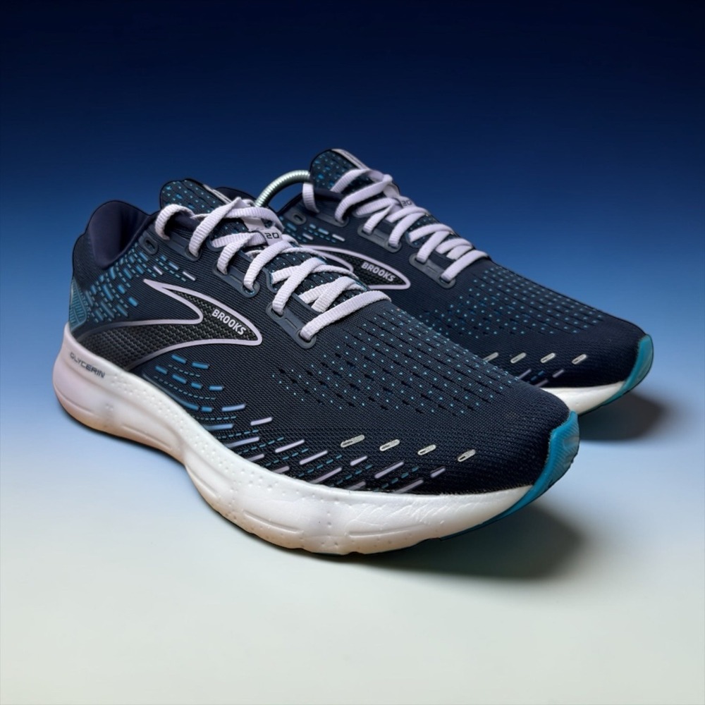 Brooks Glycerin 20 Womens Running Shoes Navy Blue 1203691B499 Size 12 Medium B